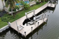 Dock and Boat Lift in Cape Coral
