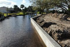 New Seawall Construction By Williamson Bros Inc.