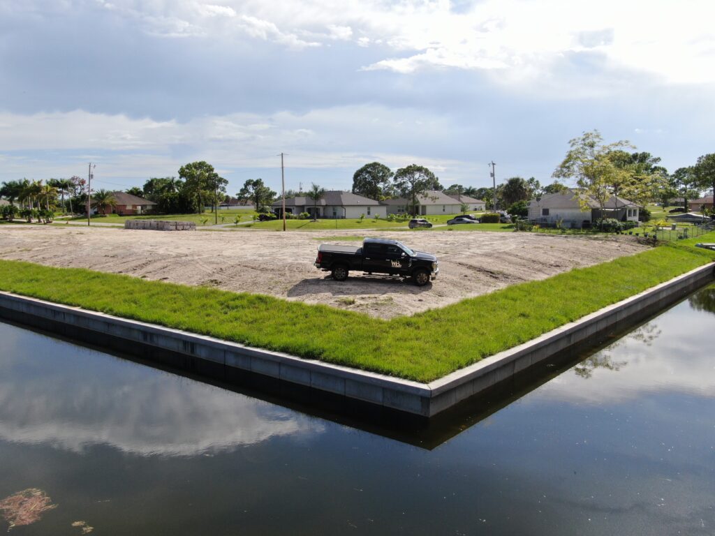 Seawall On canal Property 2
