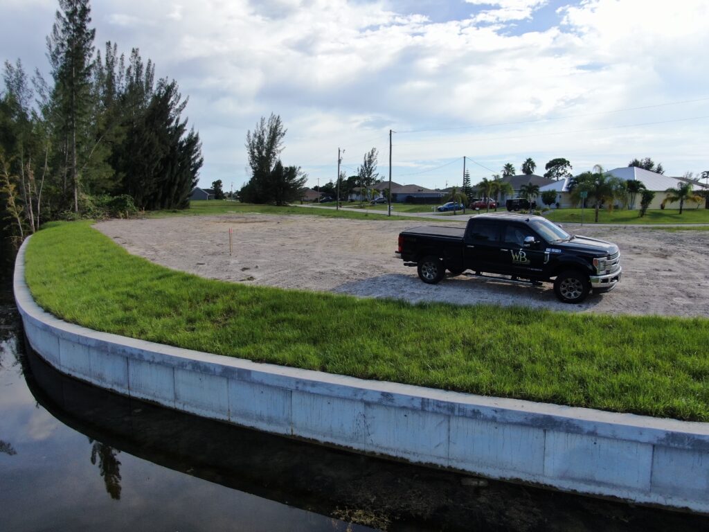 Seawall on Canal Property