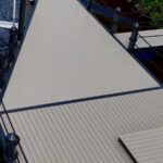 WearDeck decking and dark trim on a custom dock in Tarpon Estates, Cape Coral